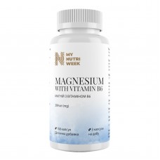 Магний и витамин В6, Magnesium with Vitamin B6, My Nutri Week, экстра сильный, 399 мг, 150 капсул