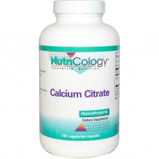 Цитрат кальция (Calcium Citrate), Nutricology, 180 капсул Цитрат кальция (Calcium Citrate), Nutricology, 180 капсул