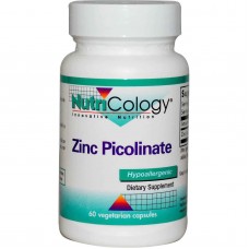 Цинк Пиколинат, Zinc Picolinate, Nutricology, 60 капсул Цинк Пиколинат, Zinc Picolinate, Nutricology, 60 капсул