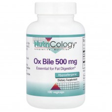 Экстракт бычьей желчи, Ox Bile, Nutricology, 500 мг, 100 капсул Экстракт бычьей желчи, Ox Bile, Nutricology, 500 мг, 100 капсул