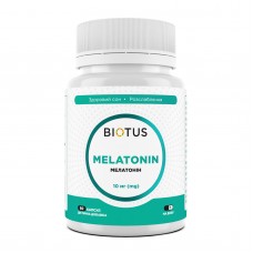 Мелатонин, Melatonin, Biotus, 10 мг, 60 капсул Мелатонин, Melatonin, Biotus, 10 мг, 60 капсул