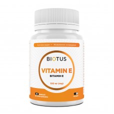 Витамин Е, Vitamin Е, Biotus, 100 мг, 60 капсул Витамин Е, Vitamin Е, Biotus, 100 мг, 60 капсул