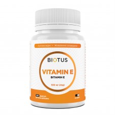Витамин Е, Vitamin Е, Biotus, 100 мг, 100 капсул Витамин Е, Vitamin Е, Biotus, 100 мг, 100 капсул