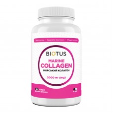 Морской коллаген, Marine Collagen, Biotus, 120 капсул Морской коллаген, Marine Collagen, Biotus, 120 капсул