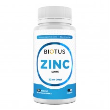 Цинк, Zinc, Biotus, 32 мг, 100 капсул Цинк, Zinc, Biotus, 32 мг, 100 капсул