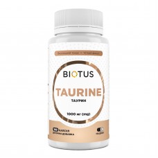 Таурин, Taurine, Biotus, 1000 мг, 100 капсул Таурин, Taurine, Biotus, 1000 мг, 100 капсул