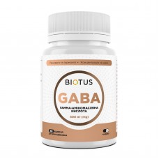 ГАМК (гамма-аминомасляная кислота), GABA, Biotus, 60 капсул ГАМК (гамма-аминомасляная кислота), GABA, Biotus, 60 капсул
