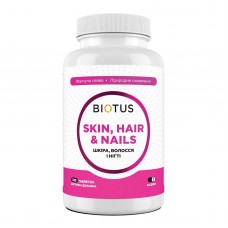 Волосы, кожа и ногти, Hair, Skin & Nails, Biotus, 120 таблеток Волосы, кожа и ногти, Hair, Skin & Nails, Biotus, 120 таблеток