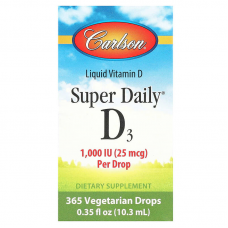 Витамин Д3, Vitamin D3, Carlson, 1000 МЕ, 10,3 мл. Витамин Д3, Vitamin D3, Carlson, 1000 МЕ, 10,3 мл.
