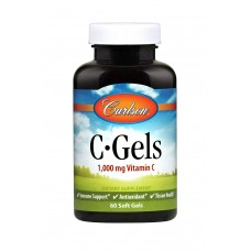 Витамин C, C-Gel, Carlson, 1000 мг, 60 гелевых капсул Витамин C, C-Gel, Carlson, 1000 мг, 60 гелевых капсул
