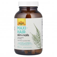 Вітаміни для волосся, шкіри та нігтів, Maxi-Hair®, Skin & Nails, Country Life, без глютена, 90 таблеток Вітаміни для волосся, шкіри та нігтів, Maxi-Hair®, Skin & Nails, Country Life, без глютена, 90 таблеток