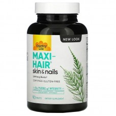 Витамины для волос, Maxi-Hair, Country Life, без глютена, 90 таблеток Витамины для волос, Maxi-Hair, Country Life, без глютена, 90 таблеток