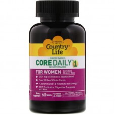 Витамины для женщин, Multivitamins, Country Life, 1 в день, 60 таблеток Витамины для женщин, Multivitamins, Country Life, 1 в день, 60 таблеток