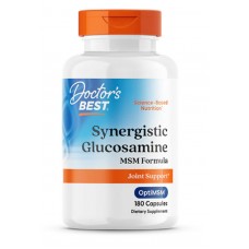 Глюкозамин МСМ, Synergistic Glucosamine MSM Formula, Doctor's Best, 180 капсул Глюкозамин МСМ, Synergistic Glucosamine MSM Formula, Doctor's Best, 180 капсул