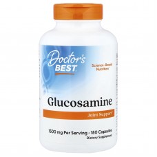 Глюкозамін, Glucosamine, Doctor's Best, 750 мг, 180 капсул Глюкозамін, Glucosamine, Doctor's Best, 750 мг, 180 капсул