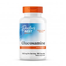 Глюкозамин сульфат, Glucosamine Sulfate, Doctor's Best, 750 мг, 180 капсул Глюкозамин сульфат, Glucosamine Sulfate, Doctor's Best, 750 мг, 180 капсул