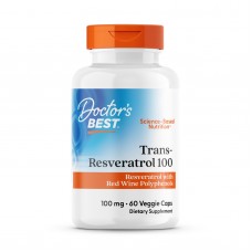 Ресвератрол, Resveratrol, Doctor's Best, 100 мг, 60 капсул Ресвератрол, Resveratrol, Doctor's Best, 100 мг, 60 капсул