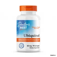 Коэнзим Q10, Убихинол, Ubiquinol, Doctor's Best, с Kaneka QH, 50 мг, 90 капсул Коэнзим Q10, Убихинол, Ubiquinol, Doctor's Best, с Kaneka QH, 50 мг, 90 капсул