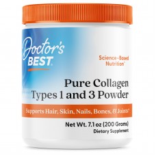 Коллаген тип 1 и 3, Collagen, Doctors Best, порошок, 200 г Коллаген тип 1 и 3, Collagen, Doctors Best, порошок, 200 г