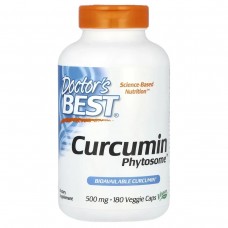 Куркумин, Curcumin Phytosome, Doctor's Best, 1000 мг, 180 веганских капсул (500 мг в капсуле) Куркумин, Curcumin Phytosome, Doctor's Best, 1000 мг, 180 веганских капсул (500 мг в капсуле)