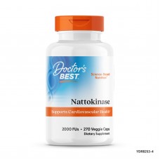 Наттокиназа, Nattokinase, Doctor's Best, 2,000 FUs, 270 капсул Наттокиназа, Nattokinase, Doctor's Best, 2,000 FUs, 270 капсул