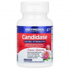 Противокандидное средство, Candidase, Extra Strength, Enzymedica, 42 капсулы Противокандидное средство, Candidase, Extra Strength, Enzymedica, 42 капсулы