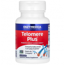 Защита теломер, Telomere Plus, Enzymedica, 30 капсул Защита теломер, Telomere Plus, Enzymedica, 30 капсул