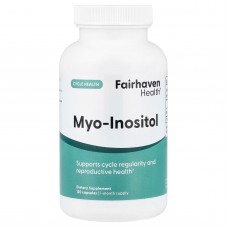 Міо-інозитол, для жінок та чоловіків, Myo-Inositol, Fairhaven Health, 2000 мг, 120 капсул (500 мг у капсулі) Міо-інозитол, для жінок та чоловіків, Myo-Inositol, Fairhaven Health, 2000 мг, 120 капсул (500 мг у капсулі)