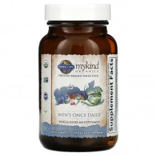 Мультивитамины для мужчин, Men's Once Daily, Garden of Life, MyKind Organics, 1 в день, 30 веганских таблеток Мультивитамины для мужчин, Men's Once Daily, Garden of Life, MyKind Organics, 1 в день, 30 веганских таблеток