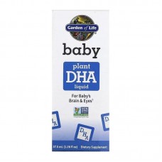 Рослинна ДГК для дітей, Baby Plant DHA, Garden of Life, рідка, 37.5 мл