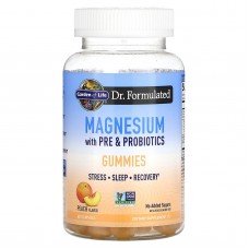 Магний с пробиотиками и пребиотиками, Magnesium, Garden of Life,  вкус персика, 60 жевательных конфет Магний с пробиотиками и пребиотиками, Magnesium, Garden of Life,  вкус персика, 60 жевательных конфет