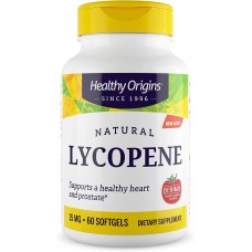 Ликопин, Natural Lycopene, Healthy Origins, 15 мг, 60 гелевых капсул Ликопин, Natural Lycopene, Healthy Origins, 15 мг, 60 гелевых капсул