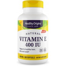 Витамин Е, Vitamin E, Healthy Origins, 400 МЕ, 180 капсул Витамин Е, Vitamin E, Healthy Origins, 400 МЕ, 180 капсул
