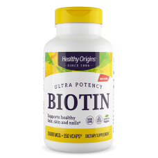 Биотин, Biotin, Healthy Origins, 10,000 мкг, 150 капсул Биотин, Biotin, Healthy Origins, 10,000 мкг, 150 капсул