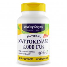 Наттокиназа, Nattokinase 2,000 FU's, Healthy Origins, 100 мг, 60 капсул Наттокиназа, Nattokinase 2,000 FU's, Healthy Origins, 100 мг, 60 капсул