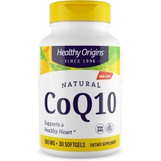 Коензим Q10, CoQ10 (Kaneka Q10), Healthy Origins, підтримує здоров'я серця та клітинну енергію, 300 мг, 30 гелевих капсул Коензим Q10, CoQ10 (Kaneka Q10), Healthy Origins, підтримує здоров'я серця та клітинну енергію, 300 мг, 30 гелевих капсул