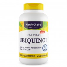 Убихинол натуральный, Ubiquinol, Healthy Origins, 100 мг, 150 капсул Убихинол натуральный, Ubiquinol, Healthy Origins, 100 мг, 150 капсул