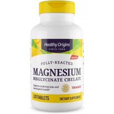 Магний бисглицинат хелат,  Magnesium Bisglycinate Chelate, Healthy Origins, 200 мг, 120 таблеток Магний бисглицинат хелат,  Magnesium Bisglycinate Chelate, Healthy Origins, 200 мг, 120 таблеток