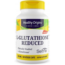 Глутатион, L-Glutathione, Healthy Origins, Setria, пониженный, 250 мг, 60 капсул Глутатион, L-Glutathione, Healthy Origins, Setria, пониженный, 250 мг, 60 капсул