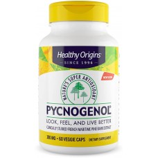Экстракт сосновой коры, Pycnogenol, Healthy Origins, 100 мг, 60 капсул Экстракт сосновой коры, Pycnogenol, Healthy Origins, 100 мг, 60 капсул