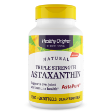 Астаксантин, Astaxanthin, Healthy Origins, 12 мг, 60 гелевых капсул Астаксантин, Astaxanthin, Healthy Origins, 12 мг, 60 гелевых капсул