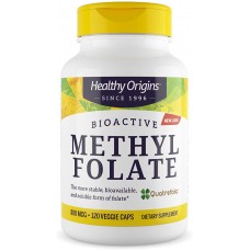 Метилфолат, Methyl Folate, Healthy Origins, 800 мкг, 120 капсул Метилфолат, Methyl Folate, Healthy Origins, 800 мкг, 120 капсул