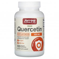 Кверцетин (Quercetin), Jarrow Formulas, 500 мг, 100 капсул Кверцетин (Quercetin), Jarrow Formulas, 500 мг, 100 капсул