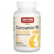 Куркумин, Curcumin 95, Jarrow Formulas, 500 мг, 120 капсул Куркумин, Curcumin 95, Jarrow Formulas, 500 мг, 120 капсул