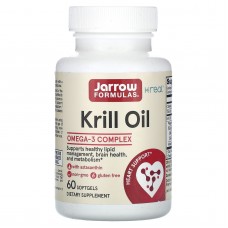 Масло криля, Krill Oil, Jarrow Formulas, 60 гелевых капсул Масло криля, Krill Oil, Jarrow Formulas, 60 гелевых капсул