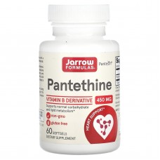 Пантетин, Pantethine, Jarrow Formulas, 450 мг, 60 капсул Пантетин, Pantethine, Jarrow Formulas, 450 мг, 60 капсул