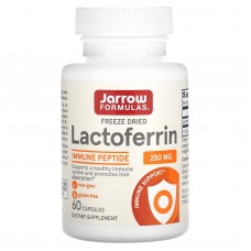 Лактоферрин, Lactoferrin, Jarrow Formulas, лиофилизированный, 250 мг, 60 капсул. Лактоферрин, Lactoferrin, Jarrow Formulas, лиофилизированный, 250 мг, 60 капсул.