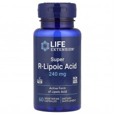R ліпоєва кислота, Super R-Lipoic Acid, Life Extension, 60 вегетаріанських капсул R ліпоєва кислота, Super R-Lipoic Acid, Life Extension, 60 вегетаріанських капсул