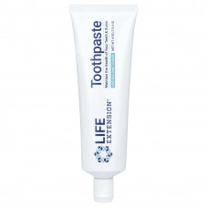 Зубна паста, Toothpaste, Life Extension, зі смаком м'яти, 113.4 г