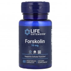 Форсколін, Forskolin, Life Extension, 10 мг, 60 вегетаріанських капсул Форсколін, Forskolin, Life Extension, 10 мг, 60 вегетаріанських капсул